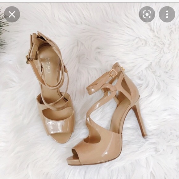 Michael Kors Catia patent leather platform stiletto heels 7.5 - Picture 2 of 7